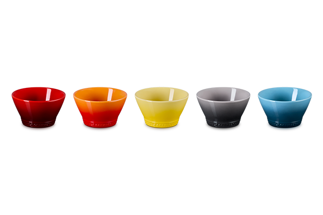 Le Creuset Stoneware Set of 5 Kolbe 300ml Bowls image number 2